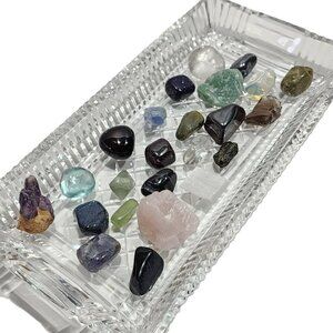 24 Assorted Collection Raw & Tumbled Crystal, Gemstone and Natural Stone Mix